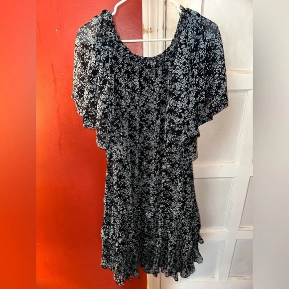 Anthropologie Short-Sleeve Keyhole Swing Tunic Mini Dress - Picture 8 of 15